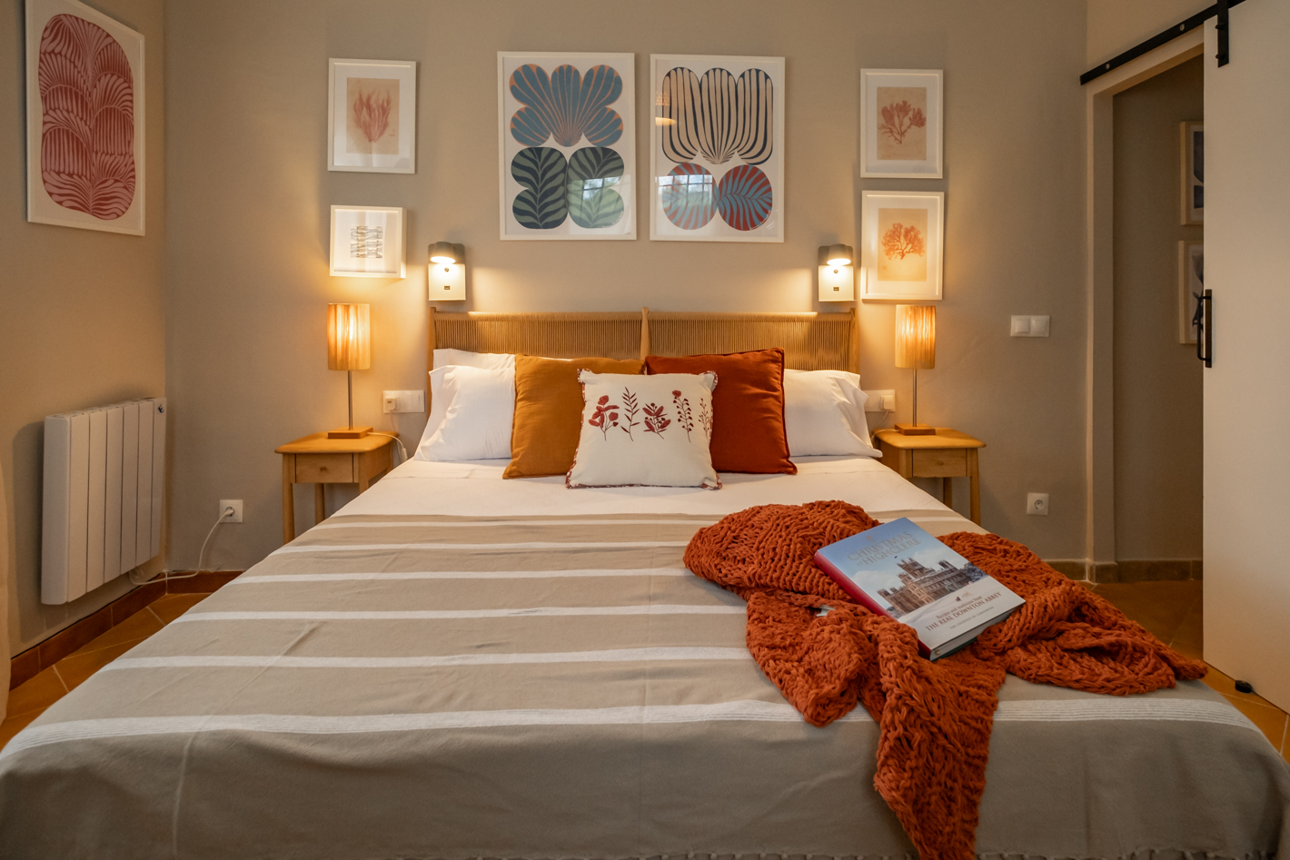 Stylish master bedroom at Pura Vida